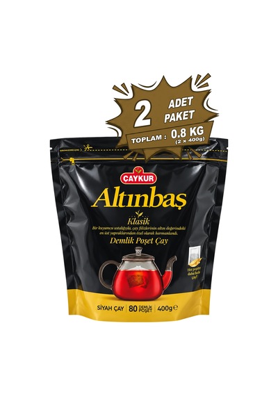 Altınbaş Demlik Poşet Çayı 5gr 80 Adet İkili Paket