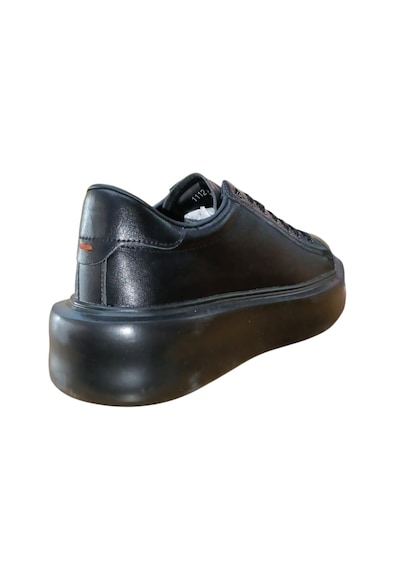 Lufian 11230234 Gage Erkek Deri Sneaker Ayakkabı Siyah Cilt Siyah1