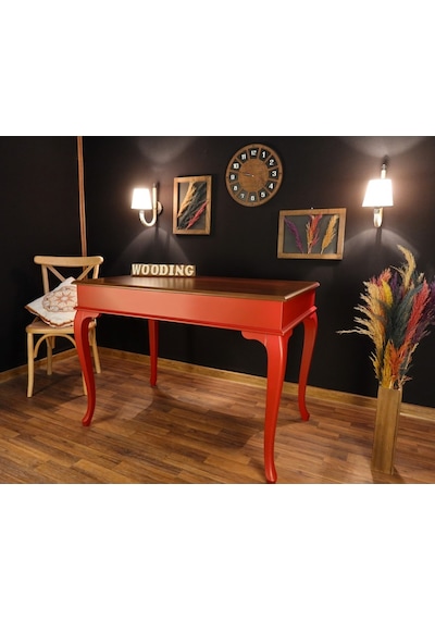 Wooding-Mobilya Wooding 100 Cm Masif Kırmızı Ceviz Yemek Masası