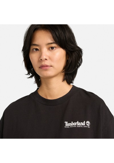 Timberland Outdoor Photo Back Graphic Erkek Siyah T-shirt Tb0a5mqr0011 2800282
