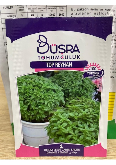 Büşra Top Reyhan Fesleğen Tohumu Fesleğen Tohum Kokulu