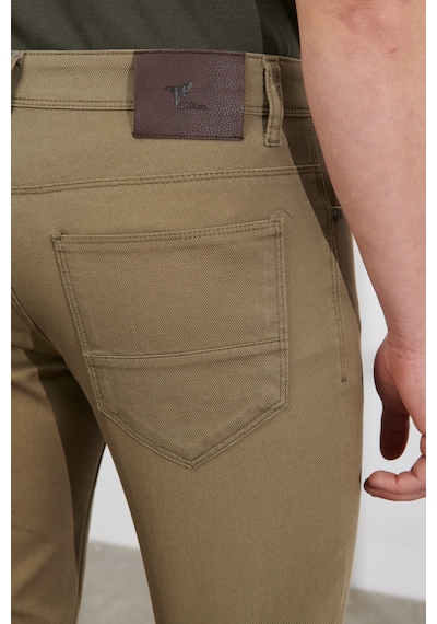 AC&Co / Altınyıldız Classics ERKEK YESIL Slim Fit Dar Kesim Pamuklu 5 Cep Esnek Rahat Pantolon Yeşil