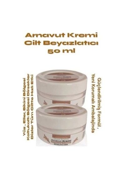Süper Cilt Beyazlatıcı Arnavut Kremi 50 Ml X 2 Adet- Skin Whitening Cream