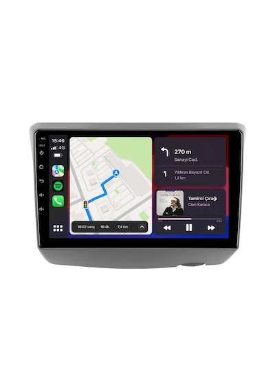 Toyota Yaris 2000-2006 Android Multimedya Carplay Android Auto Navigasyon Kameralı 6gb Ram 64gb 9"