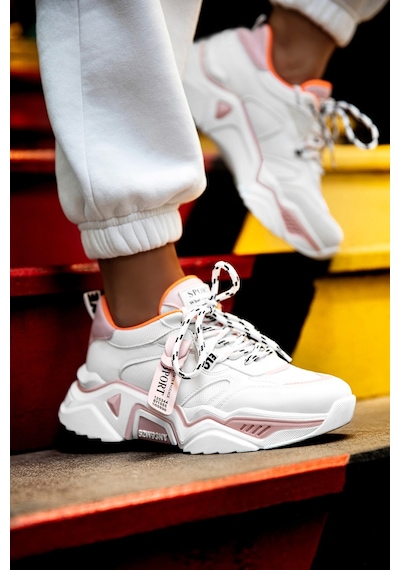 Dark Seer Ds.pmd239k2051 Sneaker Günlük Spor Ayakkabı 2025 Kadın Beyaz-pudra