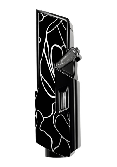 Cohiba Tek Torch Pürmüz Delici İğneli Desenli Metal Puro Çakmağı - Tr9592