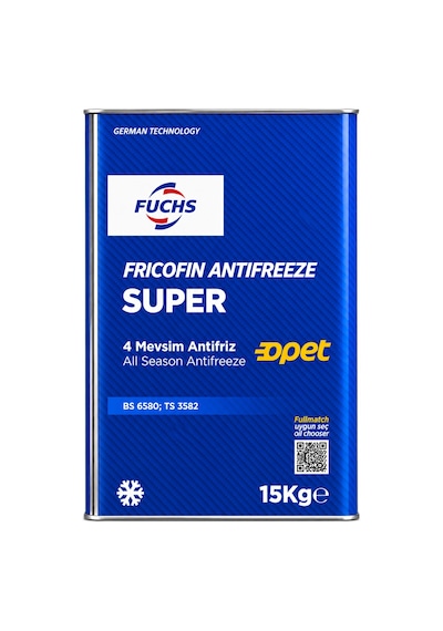 Opet Fuchs Fricofin Super Antifriz 15 Kg Konsantre 4 Mevsim Mavi Antifriz