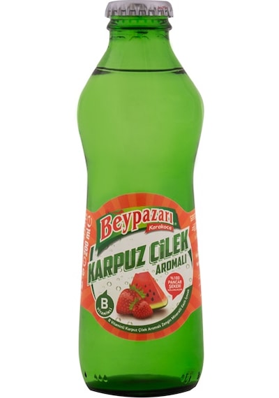 Beypazarı Karpuz Çilek Aromalı Maden Suyu 200 Ml X 24 Adet