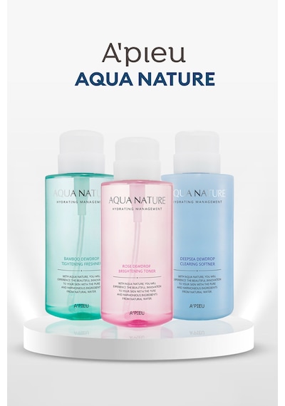 Missha A'PIEU Aqua Nature Deep-Sea Dewdrop Clearing Softener Cilde Pürüzsüz Görünüm Kazandıran Tonik 500 ML
