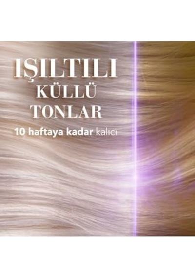 Kit 7-18 Işıltılı İnci Küllü Kumral Saç Boyası