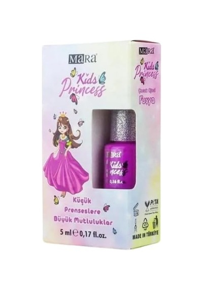 Kıds Prıncess Cocuk Oje Fusya 5 Ml. - Su Bazlı