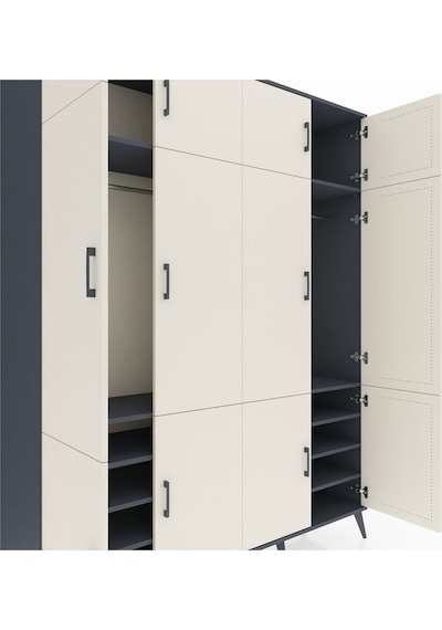 Hyperion Gardrop 10 Raflı 12 Kapaklı 2 Askılı 176x44x221 Antrasit-aytaşı/antrasit Aytaşı/antrasit Hyperion Gardrop 10 Raflı 12 Kapaklı 2 Askılı 176x44x221 Antrasit-aytaşı/antrasit Aytaşı/antrasit