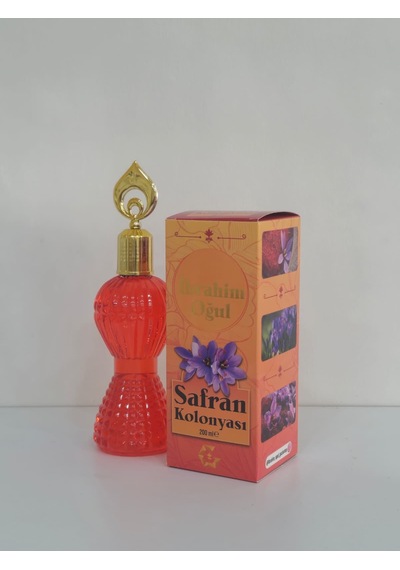 Özel Seri Safran Kolonyası - 200 Ml Kalıcı Ve Ferahlatıcı Esanslı Dökme Cam Şişe Kolonya