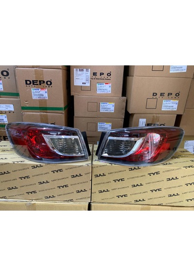 Mazda 3 Bl Sedan 2009-2013 Arası Tyc Sağ Ve Sol Dış Stop Lambası Duysuz Bbp2-51-160e / Bbp2-51-150e