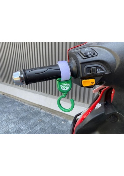 Üniversal Kask & Poşet Askı Aparatı Yeşil 006
