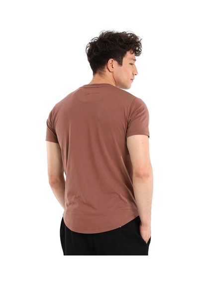 Sportive Ognian Erkek Kahverengi Günlük Stil T-shirt 24yetl18d05-khv 1604954 Kahverengi