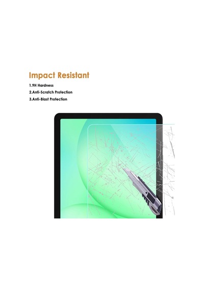 Samsung Uyumlu Galaxy Tab A9+ A11+ 2 Li Nano Ekran Koruyucu 11 İnç Tablet Camı