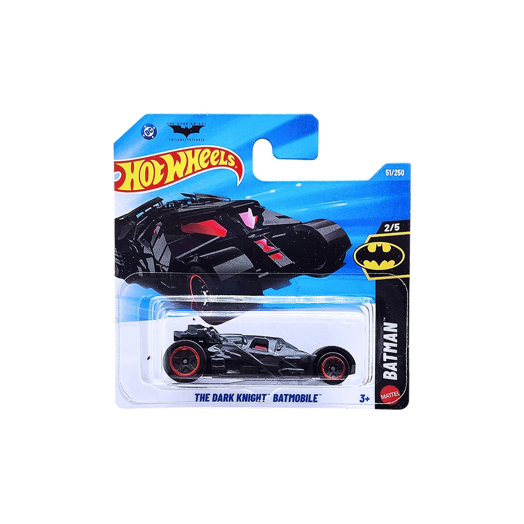 Hot Wheels The Dark Knight Batmobile Black And Red