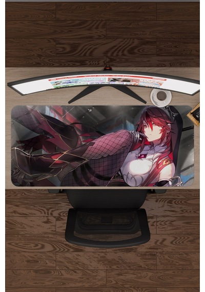 Rosaria Genshin Impact Anime Oyuncu V3 - 90x40 Xxl Gaming Mouse Pad Fare Altlığı