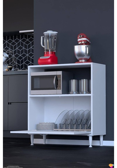 Lara 70 Cm Çok Amaçlı Mikrodalga Dolabı Alttan Kapaklı Fırınlık Kiler Ekmeklik 70x87x32 Cm Beyaz Lara 70 Cm Çok Amaçlı Mikrodalga Dolabı Alttan Kapaklı Fırınlık Kiler Ekmeklik 70x87x32 Cm Beyaz