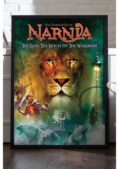 Narnia Siyah Ahşap Çerçeveli Poster, Dekoratif Film Duvar Tablosu