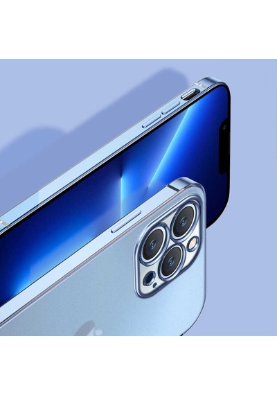 Apple Uyumlu iPhone 13 Mini Kılıf Mat Lens Koruma Gbox Silikon Kapak