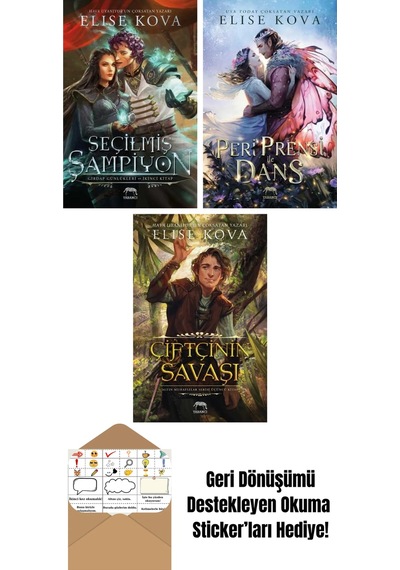 Seçilmiş Şampiyon Girdap Günlükleri İkinci Kitap Ciltli + Peri Prensi İle Dans + Prensin Kılıcı Altın Muhafızlar Serisi 2