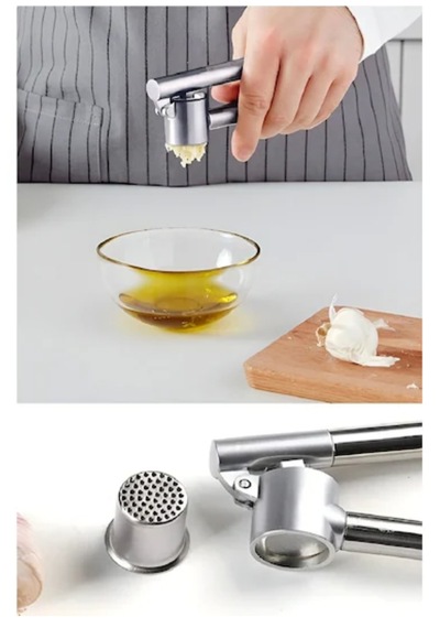 Sarımsak Ezici Koncis , Paslanmaz Çelik Krom