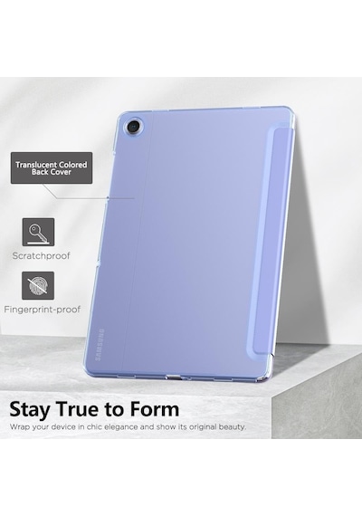 Samsung Galaxy Uyumlu Tab A9 Plus X210 X213 X215 X217 Kılıf New Pu Deri Smart Standlı Case Uyku Modlu