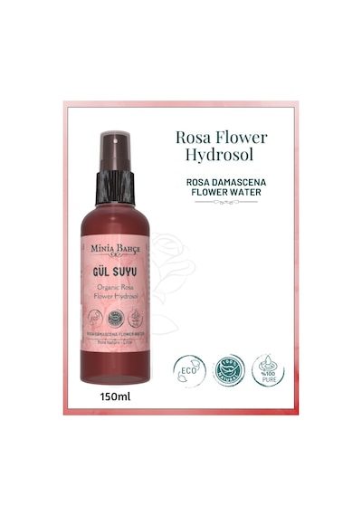 Minia Bahçe Gül Suyu 150 ML