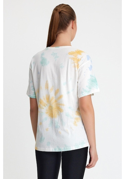 Kadın Batik Yıkamalı Oversize Yeşil