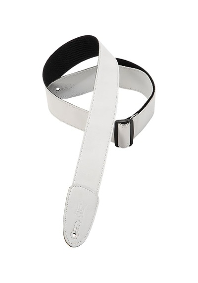Levy's Leathers M7gp-wht 2" Garment Deri Gitar Kayışı, Beyaz