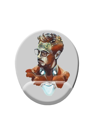 Tony Stark Marvel Demir Adam Baskılı Bilek Destekli Mouse Pad Mousepad