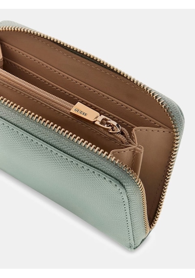 Guess Serenova Saffiano Kadın Cüzdan Swzg8091140 Yeşil
