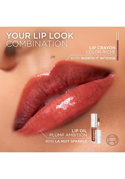 Plump Ambition Hyaluron Lip Oil Besleyici Ve Nemlendirici Dudak Parlatıcısı - 380 Rouge In Love Diğer