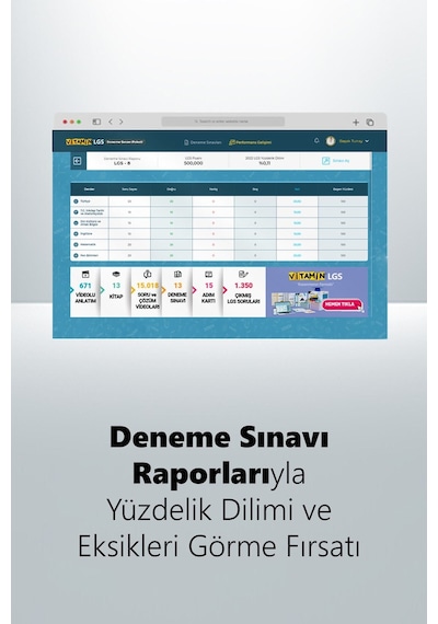 LGS 2027 Deneme Sınavı Paketi - 11 Online Deneme (10 LGS + 1 HBS) - PDF ve Video Çözümlü (Sadece Dijital Lisans)