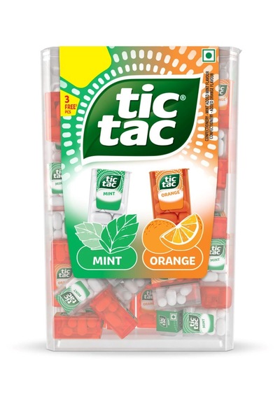Tic Tac Mint & Orange Maxi Pack 75x3.4g 255g