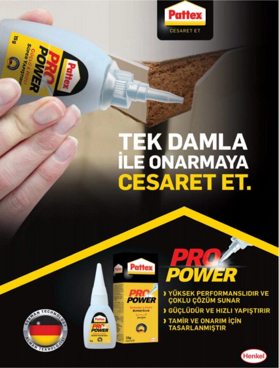 Pro Power 15gr X 36 Adet Güçlü Süper Hızlı Japon Yapıştırıcı