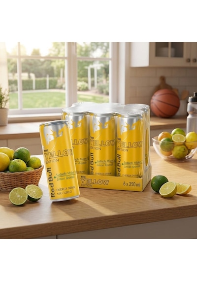 Red Bull Yellow Edition Sudachi Misket Limon Aromalı 6 X 250 Ml