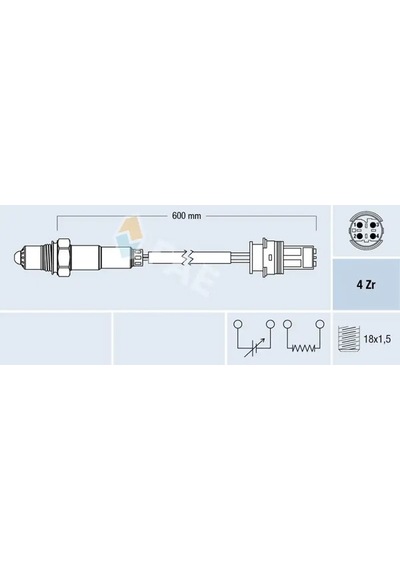Bmw 116i E87 Oksijen Sensoru 2005-2011 N45b16a Fae 77338