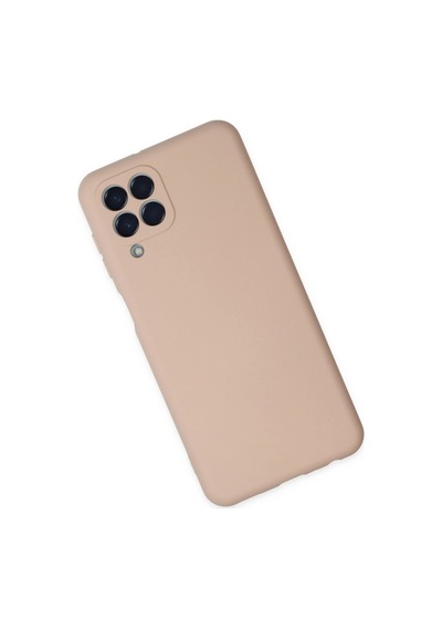 Samsung Galaxy M33 Kılıf Nano İçi Kadife Silikon - Pudra Düz Renkli