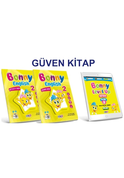 Bonny English Course Book-activity Book-test Book 3'lü Set