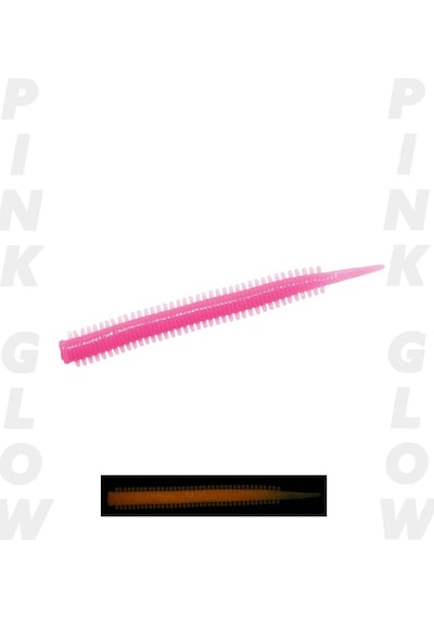 Fujin Yummy Sandworm 7cm Pink Glow Lrf Silikonu