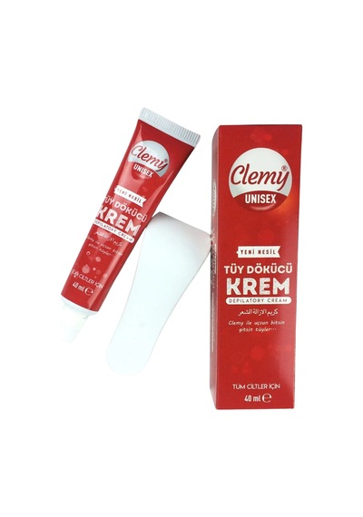 Clemy Unisex Tüm Ciltler İçin Tüy Dökücü Krem 40 Ml