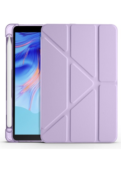 Honor Pad X7 8.7 Jms-w09 Kılıf Kalem Bölmeli Trifolding Case