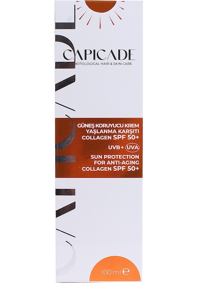 Capıcade SPF 50+  Collagen Güneş Koruyucu Krem 100 ML