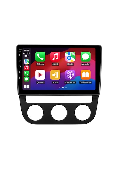 Volkswagen Golf 2004-2008 Android Multimedya Carplay Android Auto Navigasyon 8gb Ram 128gb Pro 10"