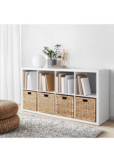 Doğal Sepet, Su Sümbülü MeridyenDukkan 32x34x32 cm Rattan Düzenle