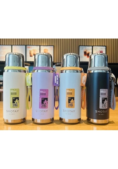 Shotay Premium Termos 750ml Siyah