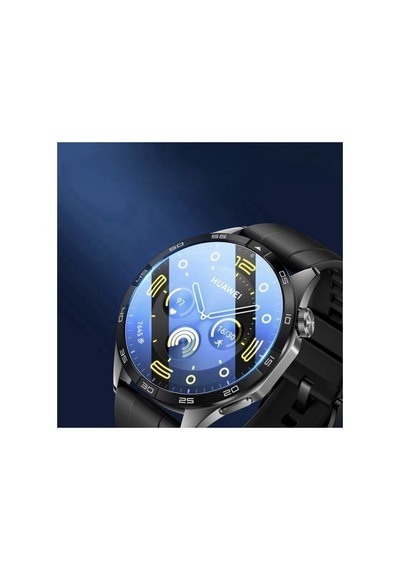 Huawei Watch Gt3 Pro 46mm Uyumlu Kolay Kurulum Aparatlı Temperli Cam Ekran Koruyucu